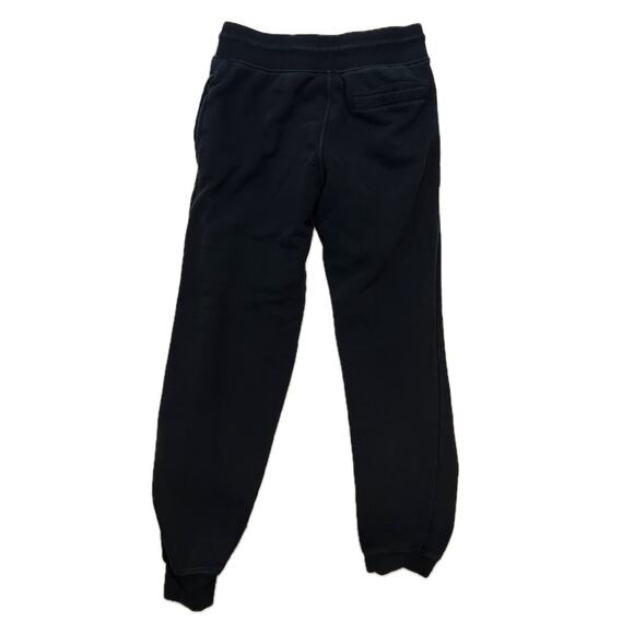 Wss Black Cuffed Ankle Joggers Mens M - Picture 2 of 3